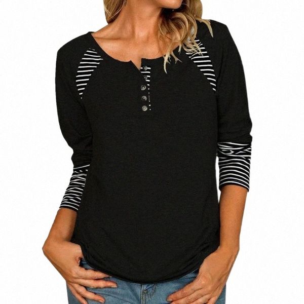 

women's blouses & shirts women's blouses & shirts women blouse autumn clothing casual long sleeve striped tee fashion printed patc, White