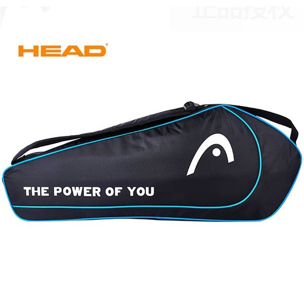 

tennis bags head racket 3 pack training sport competition shoulder hand handbag squash badminton raquete de padel storage 220913