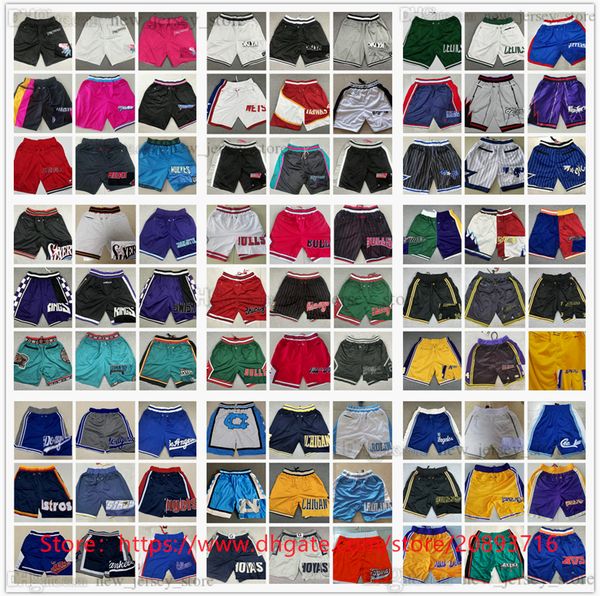 

justdon xs-xxxl basketball pocket shorts hip pop pant with pockets zipper sweatpants blue white black red green pueple grey baseball short m