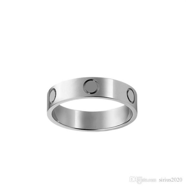 

love screw ring men's band rings classic luxury designer jewelry women titanium steel alloy gold-plated gold silver rose neve270q