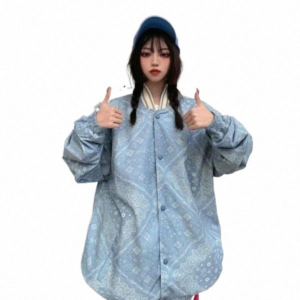 

women's jackets women's jackets the autumn and winter mid-length jacket street single-breasted loose print trend long-sleeved e3k2, Black;brown