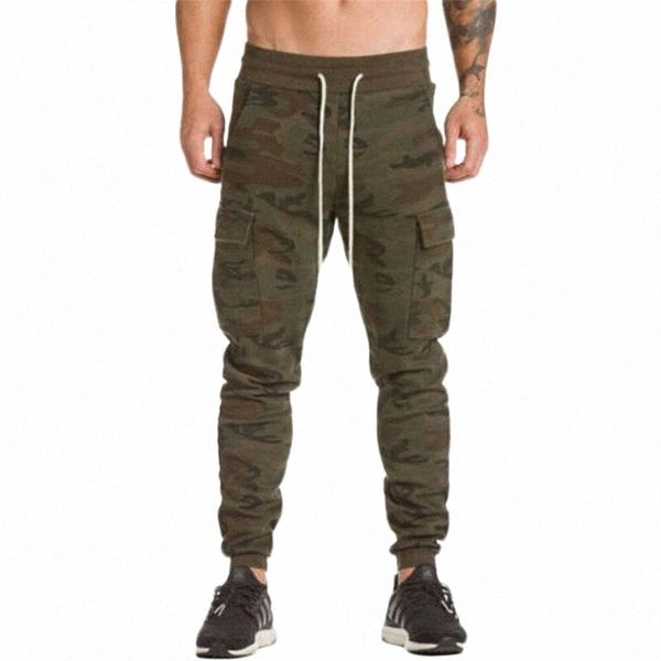 

men's pants fashion men's sport pants casual gym slim fit trousers running joggers sweatpants s7sh#, Black