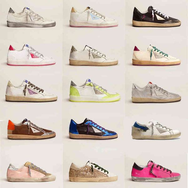 

brand casual shoes 2022 new brand women sneakers super luxury golden sequin classic white, Black