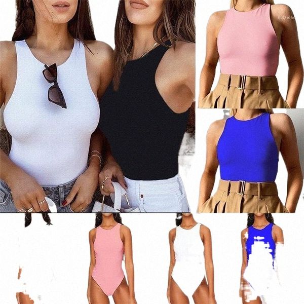 

casual dresses casual dresses lady triangle one-piece solid color women's sleeveless round neck jumpsuit beach bodysuit playsuits 72fn#, Black;gray