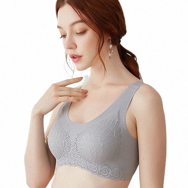 

bras bras seamless latex bra push up women's underwear lace soft breathable lingerie comfortable solid bralette with pad vest l67x#, Red;black