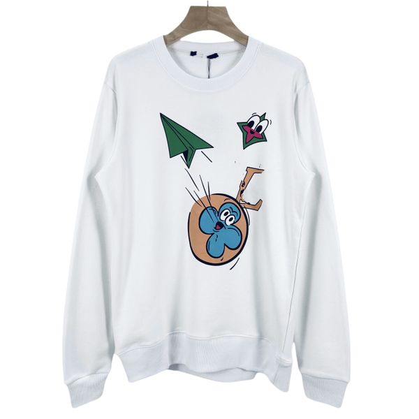 

casual men's hoodies and sweatshirts louiseity winter wrinkle lettering fashion long sleeve viutonity m1-011, Black