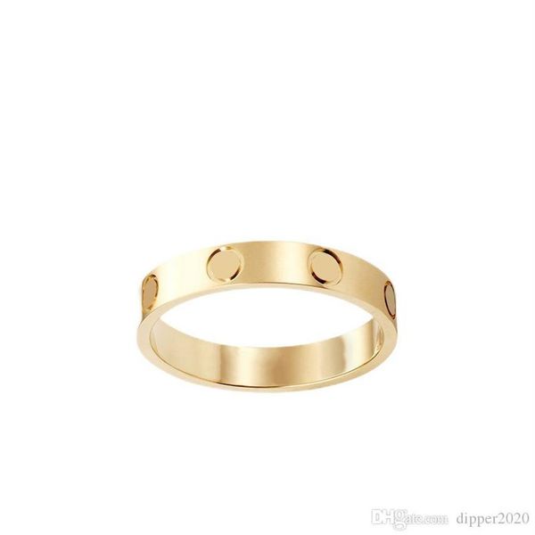 

love screw ring men's band rings classic luxury designer jewelry women titanium steel alloy gold-plated gold silver rose neve244k