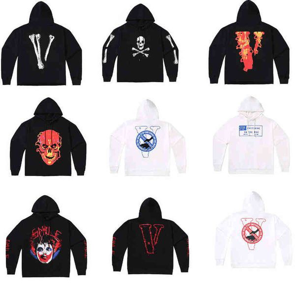 

men's hoodies sweatshirts sweater pulloer back halloween skull ssnitching, Black