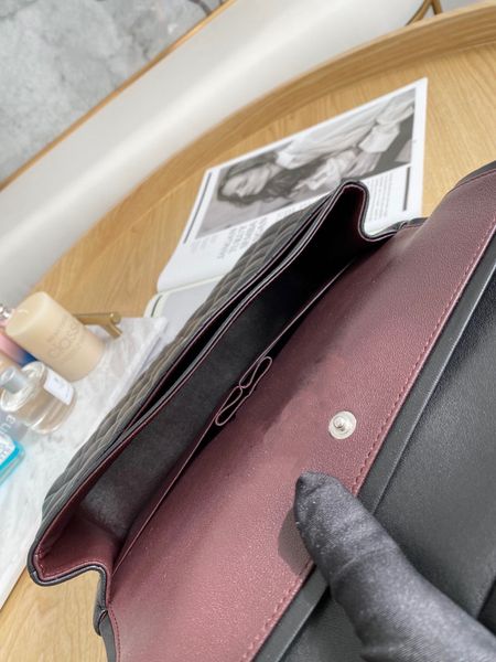 

10a women bag one shoulder cf classic rhomb skin caviar crossbody bag large capacity fashion diagonal cross 1112 original hardware full set