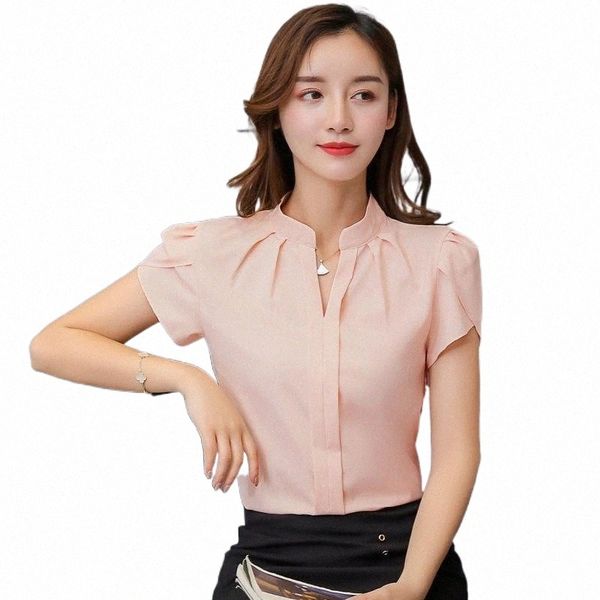 

women's blouses & shirts women's blouses & shirts korean fashion womens and chiffon women short sleeve white plus size xxl ladies