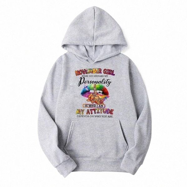 

women's hoodies & sweatshirts women's hoodies & sweatshirts birthday gift gray cap january to december girl make no mistake my per, Black