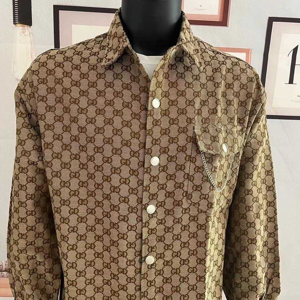 

gg 2022 new jacket denim designer casual shirts style winter men homme winter, White;black