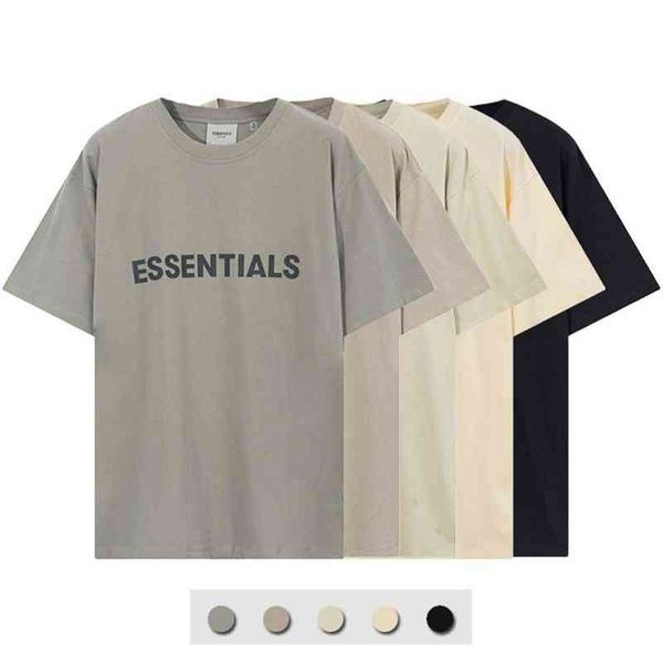 

designer short sleeve t shirtessentilass t-shirtessentilass short sleeve t-shirt ess male fogtessentilas female esentails mpnt, White;black