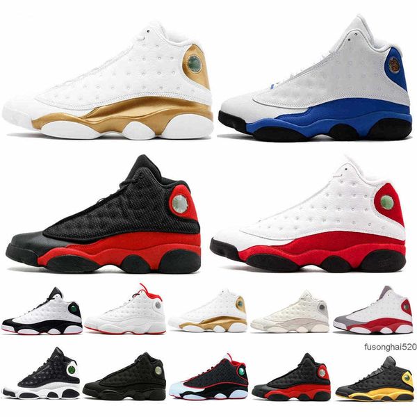

13s red flint blue reverse bred court purple basketball shoes men 13 dark powder chicago dmp he got game lakers rivals starfish aurora green, Black