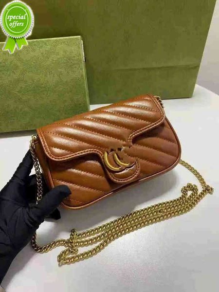 

designer clutch bag purses ladies handbags evening clutches direct sale new oil wax leather small g chain wavy pattern single shoulder diago
