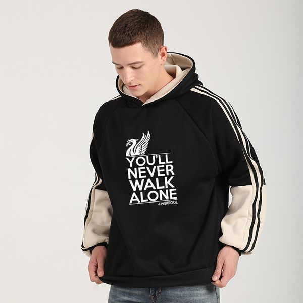 

sjb men's hoodies fan jersey hoodies men sportwear soccer club, Black