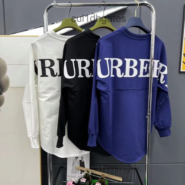 

luxury designer burb hoodies price autumn fashion sweater men's net red same bbr brand long sleeve male st, Black