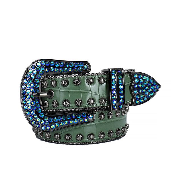 

hip hop punk jewelry rhinestone belt hollow alloy pin buckle personality style all match pants belts, Black;brown