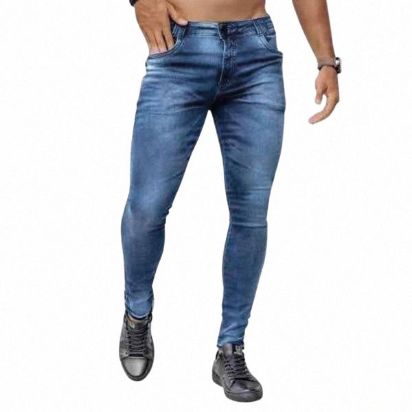 

men's pants men's pants fashion lightweight denim 2022 vintage slim fit male jeans hommes cowboys trousers summer skinny jean long, Black
