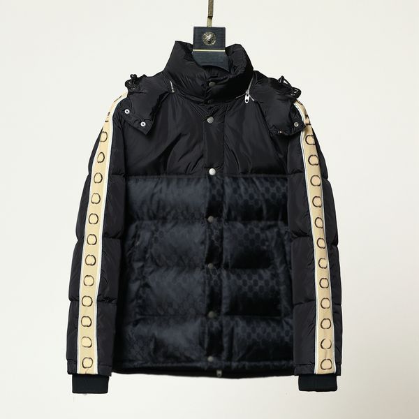 

2021 mens designer down jacket winter cotton womens jackets parka coat fashion outdoor windbreakers couple thick warm coats, Black;white