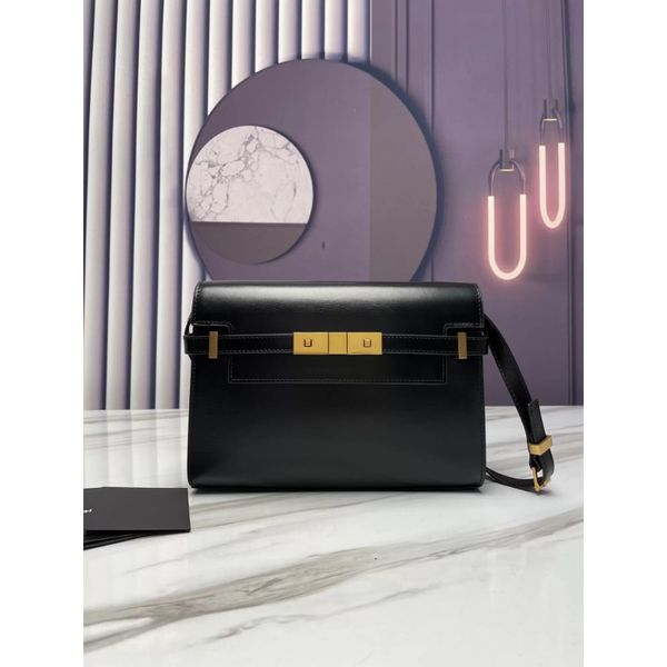 

7a quality manhattan woman shoulder bag 579271 100% calfskin leather with dustbag and original box leather lining ship by fast ship