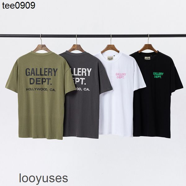 

mens t shirt gary dept tshirt depts gary 2022 summer street fashion casual loose short sleeve letter printed t-shirt unisex, White;black