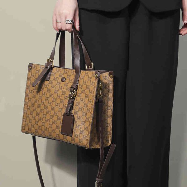 

new handbag printing sense large capacity bag portable sling one shoulder crossbody women's bag 2022 new