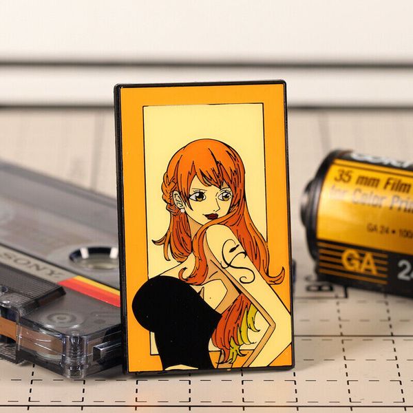 

pin brooch metal badge limited amount gift gift animation one piece /nami, Gray