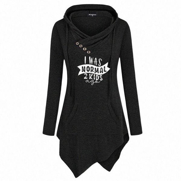 

casual dresses casual dresses 2022 i was normal 2 kids ago women long sleeve funny pullover hoodies sweatshirts woman gift girls clothing 73, Black;gray