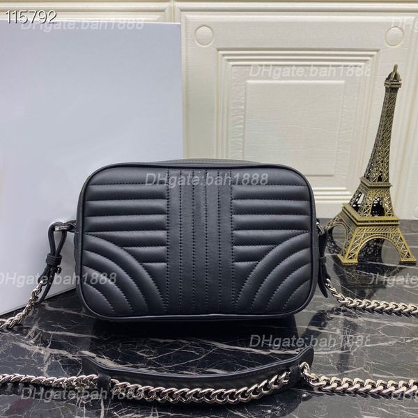 

5a luxury designer womens bag napa cattle car stitching lines across the square bag chain bevel straddle camera bags