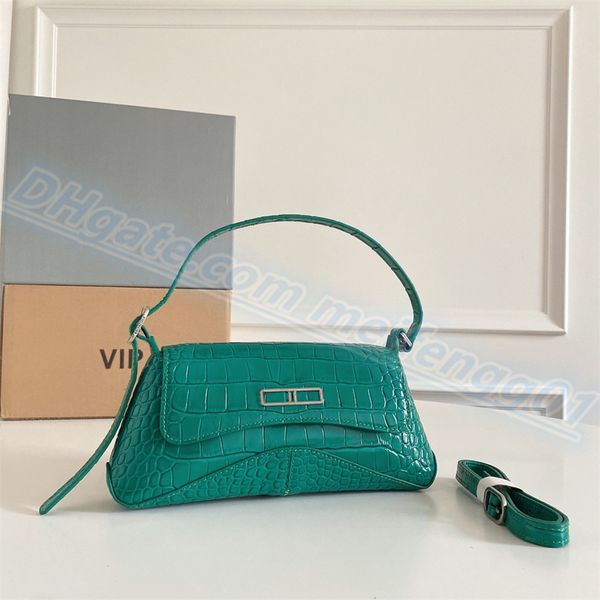 

high leather shoulder bag famous men's and women's handbags crocodile pattern straddle bag luxury designer women's fashion ev