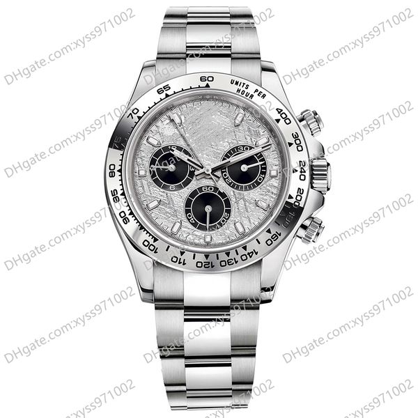 

luxury men's watch m116509-0073 wrist watch 40mm silver grey dial no chronograph asia 2813 automatic mechanical mens watchs 116509 watc, Slivery;brown