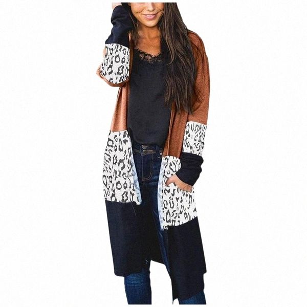 

women's jackets women's jackets 2022 fashion open front patchwork cardigans casual long sleeve outwear leisure female thin knitted, Black;brown