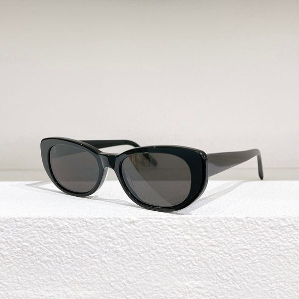 

black oval sunglasses dark grey 316 women men cateye shape glasses sun shades uv400 eyewear, White;black