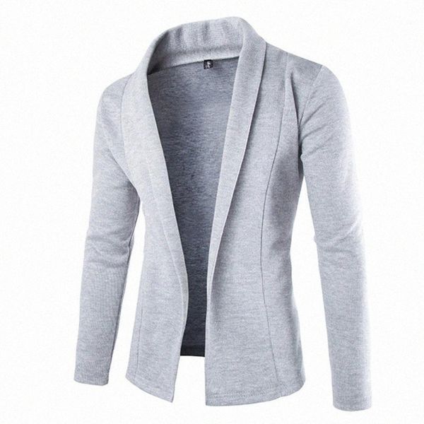 

men's suits & blazers men's suits & blazers mens coats solid color blazer cardigan long sleeve casual slim fit sweater jacket knit, White;black