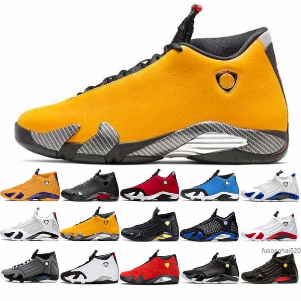 

jumpman 14 14s men basketball shoes gym blue red candy cane hyper royal university gold mens trainers sport sneakers size 40-47 jordens, Black