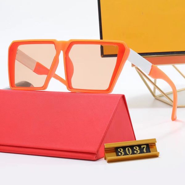 

2022 designer sunglasses limted men women 3037 brin brin metal vintage sun glasses style square frameless uv 400 lens original box and case, White;black