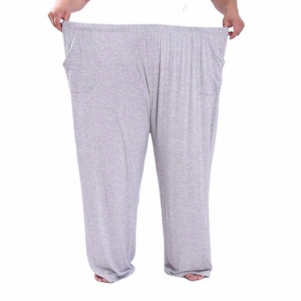 

men's pants men's pants summer large size waist 200cm 9xl 10xl loose elastic home pantsmen's 90kp#, Black