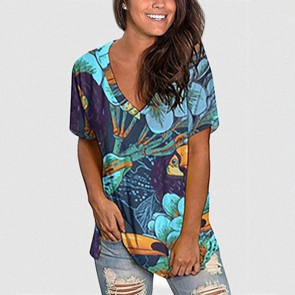 

women's blouses & shirts women's blouses & shirts plus size fashion vintage t-shirt casual summer tshirt ladies v-neck tunic fema, White