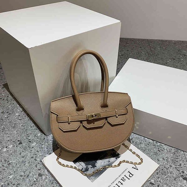 

the new 2022 handbag is simple pure color bag. bags popular one shoulder crossbody women's bag purses