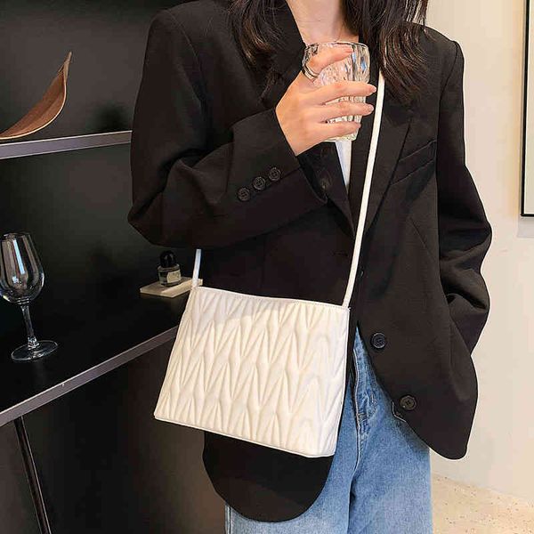 

handbags series simple exquisite bags women's new style texture pleated underarm bag one shoulder crossbody handbags
