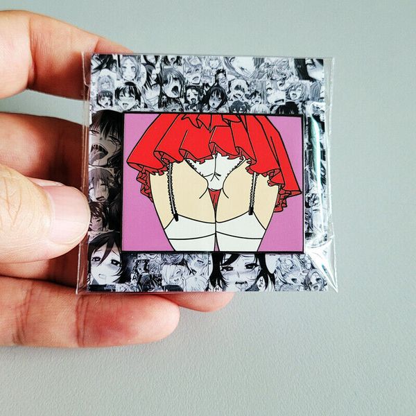 

pin brooch red skirt emptied anime metal badge brooch collectible gift, Gray