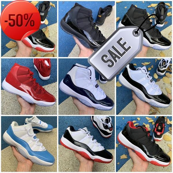 

basketball shoes 2022 new 25th anniversary xi 11 men fire red sneakers bred 11s gamma blue concord space jam black cat