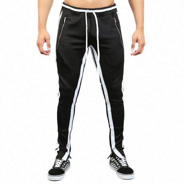

men's pants men's pants mens sports casual long running trousers gym fitness bottoms basic trouser joggers fashion pencil g3lg#, Black