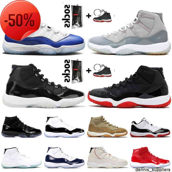 

basketball shoes retro cool grey 2021 concord blue jumpman 11 bred 11 11s mens basketball shoes 25th anniversary fashion women sneakers cap, Black