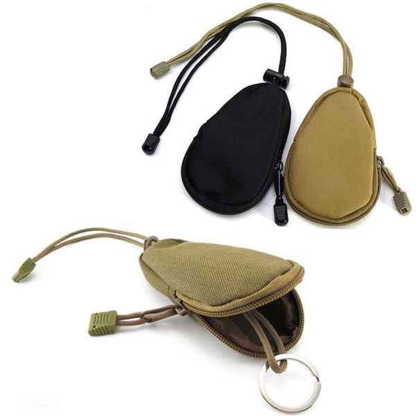 

key wallets holder men new design edc keys organizer keychain bag out door army camo pack purse keyring pouch purse case, Red;blue