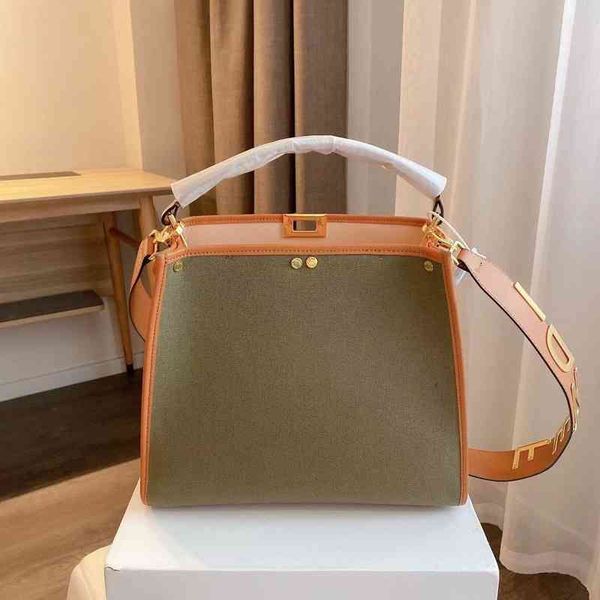 

fend women bag canvas tote bag womens vintage hand peekaboo kitten