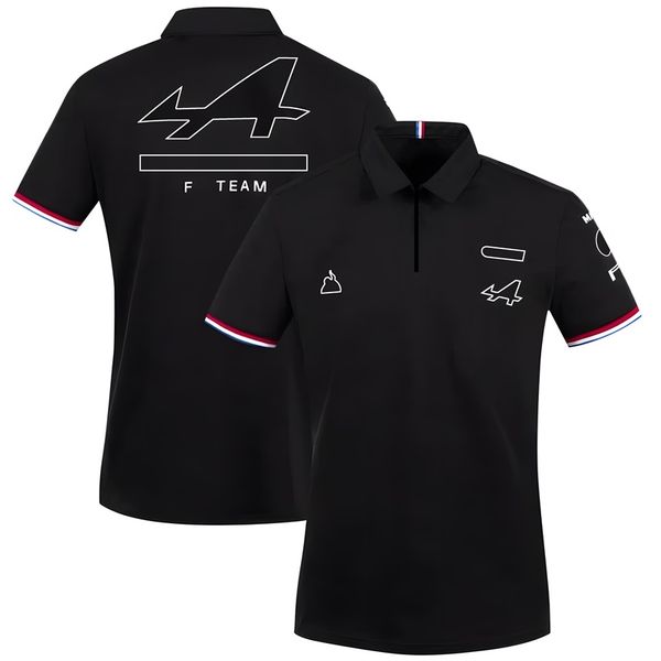 

f1 team uniform summer short sleeve polo shirt casual sports racing rider t-shirt