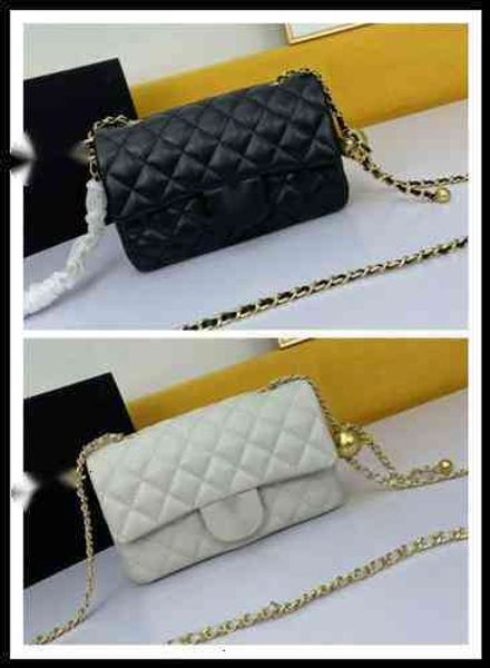 

evening bags luxury brand design 18111 letter plaid woman's shoulder chain cc bag lambskin vintage messenger bags real leather mini eve