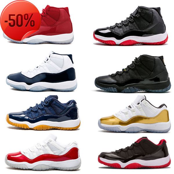 

sneaker basketball shoes 11 xi low good university blue white men basketball shoes 11s unc sports trainers sneakers size 36-47, Black